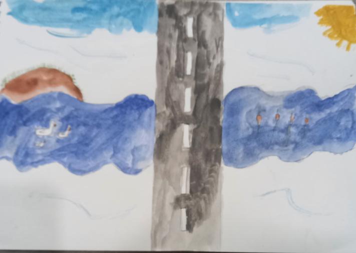 Слияние Оки и Волги 