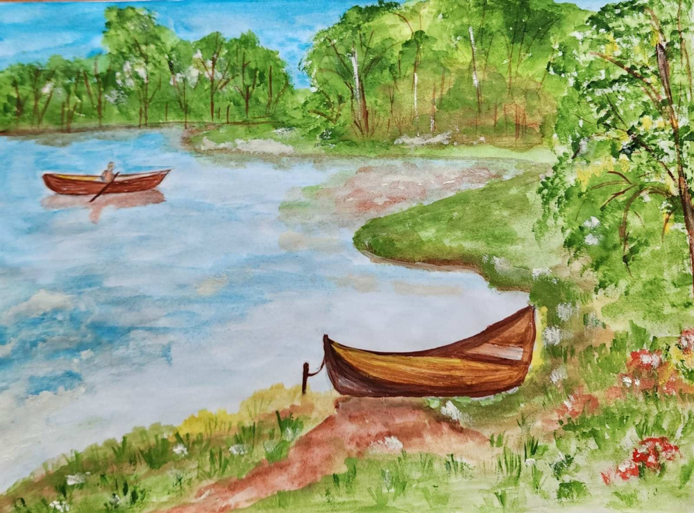 Деревенский пруд