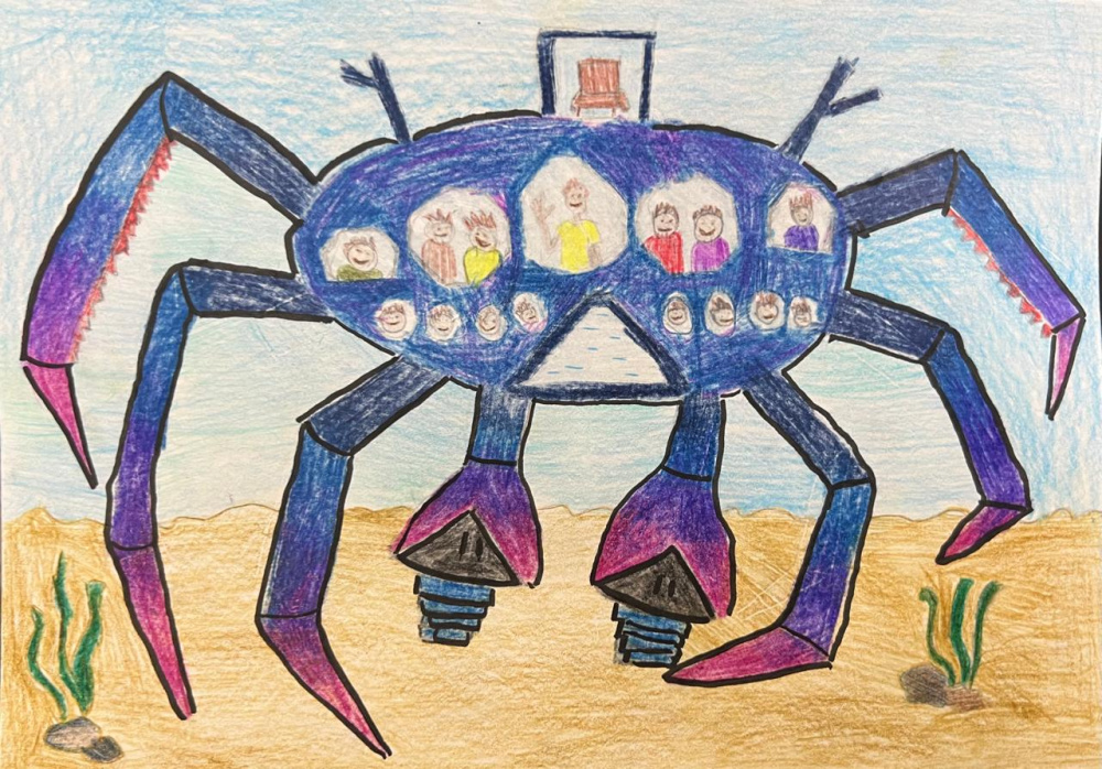 Подводный дом будущего. Краб-турист.