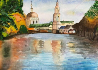 Собор Михаила Архангела на берегу Орлика