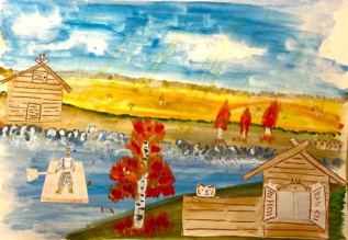 Древний Курск на реке Тускарь