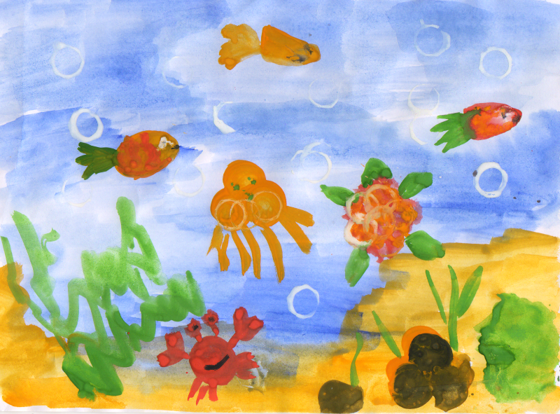 Рыбки из сказочного подводного королевства