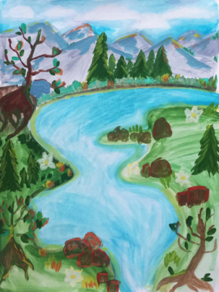 Енисей летом