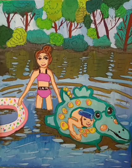 Отдых на водоёме