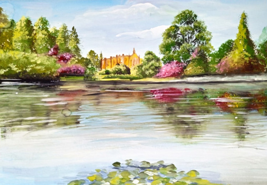 Пруд. Шуваловский парк.