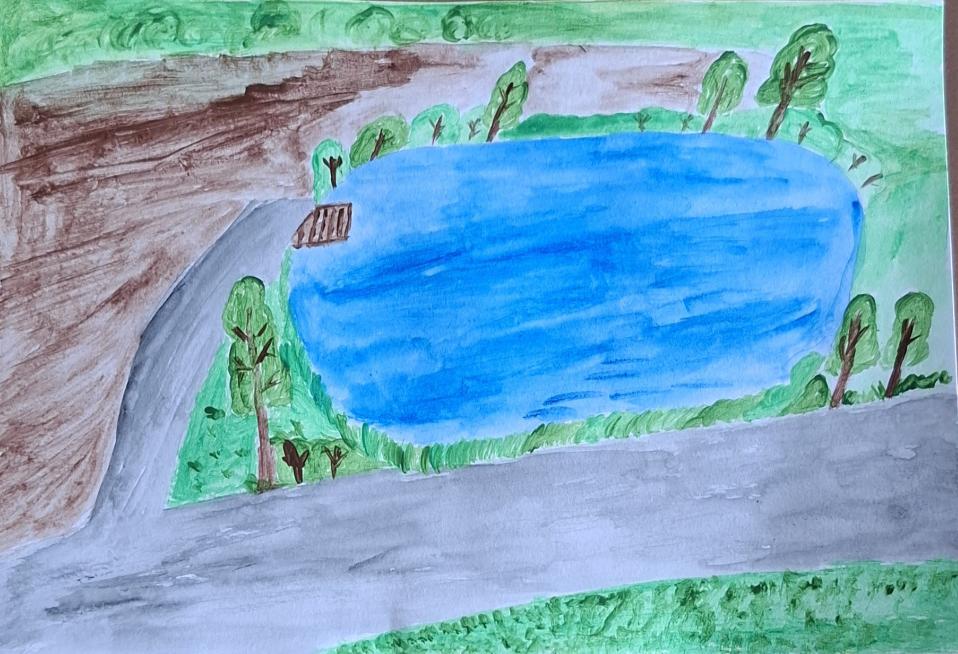 Озеро Шаблат в мае