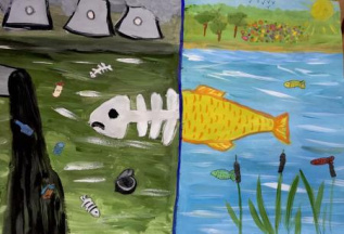 Берегите природу- не засоряте водоемы!