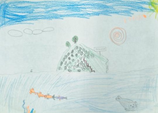 Остров озера Байкал-Ольхон.