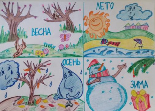 "Четы времени года водной капле"