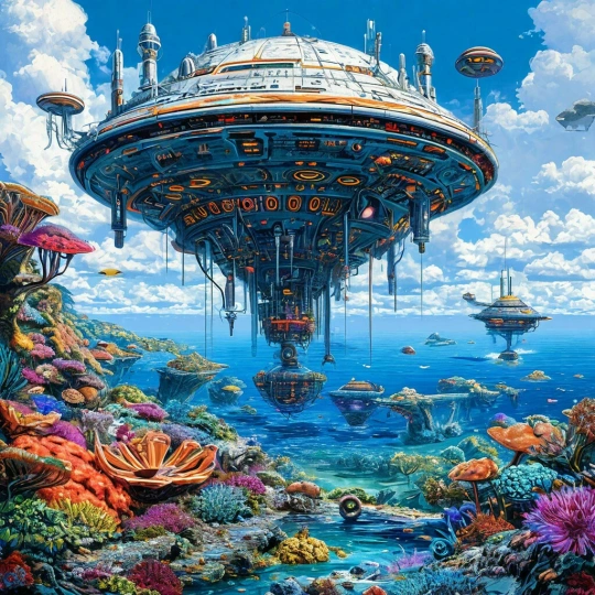 Необычный мир будущего в океане