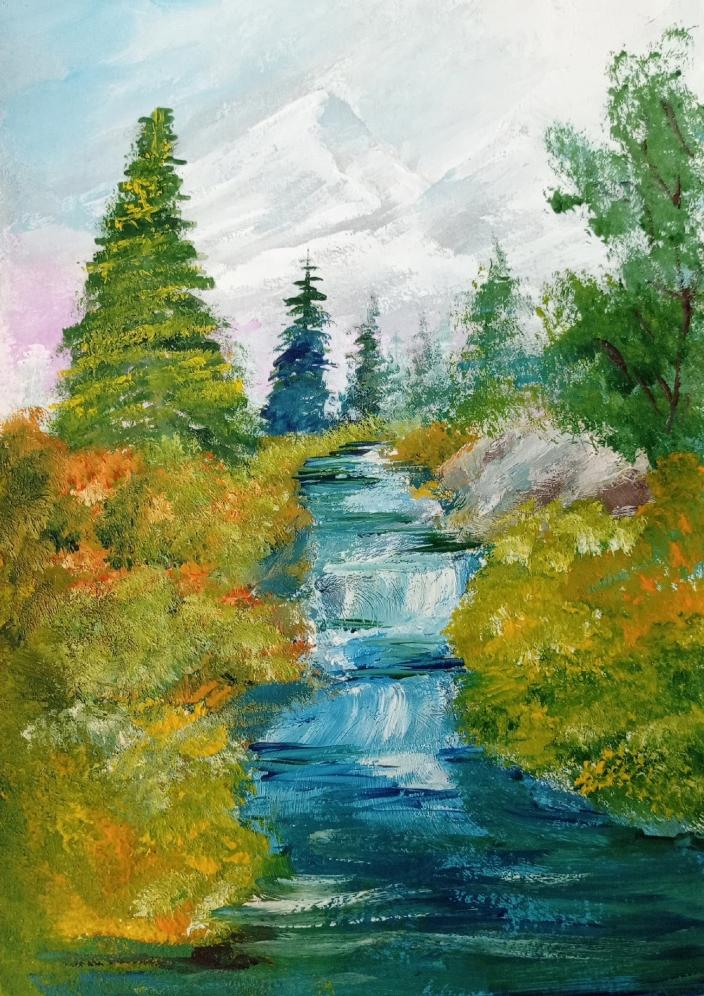 Массандровский водопад в красках осени