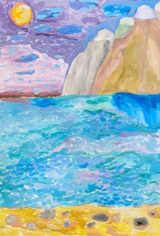 вечер на море