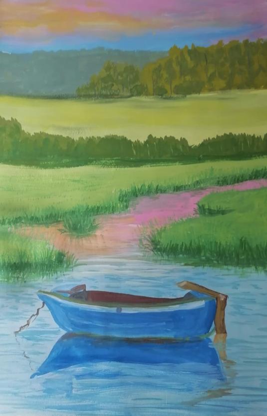 прогулка на лодке