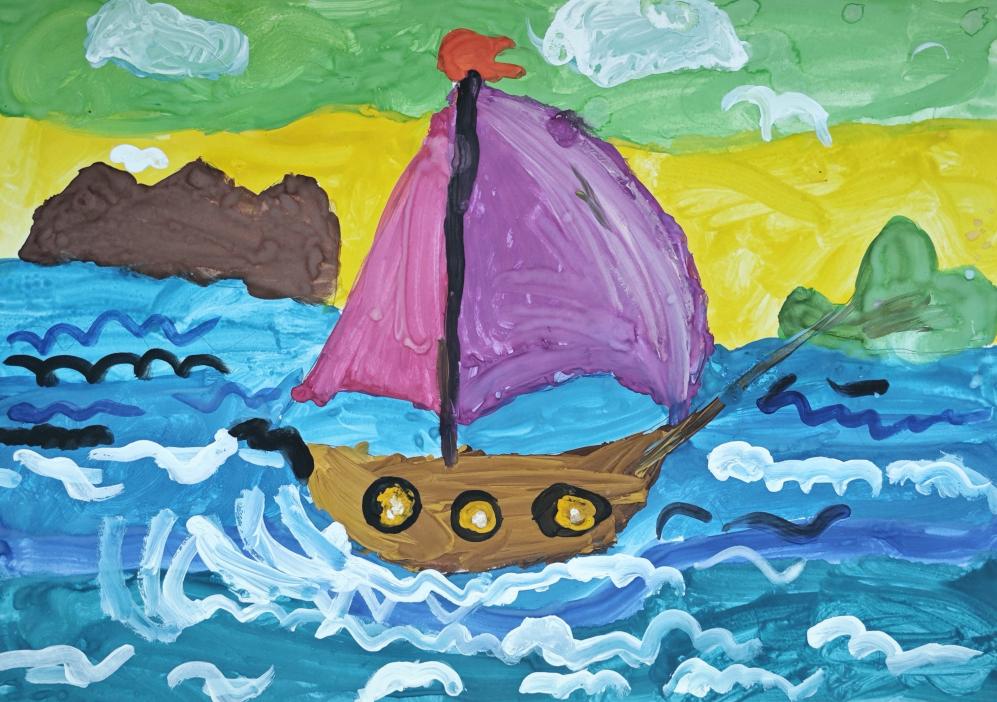 Река Волхов в мае