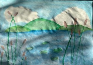 Голубое озеро