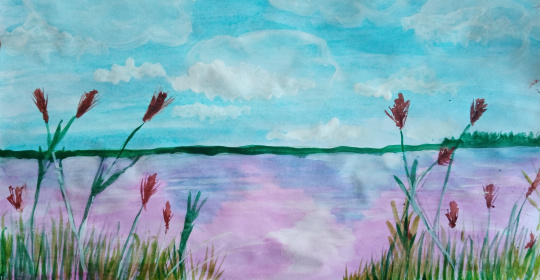 Красота Малинового озера.