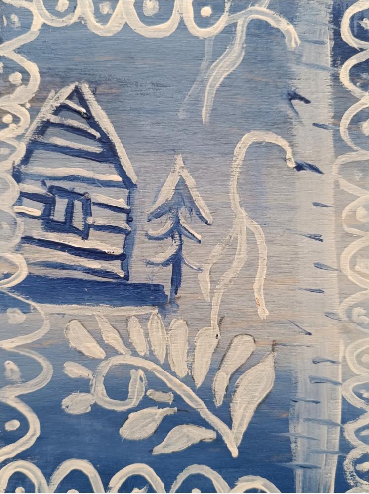 У реки Гжелка