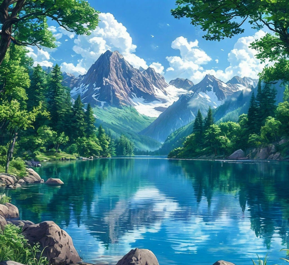 Восхитительный пейзаж 