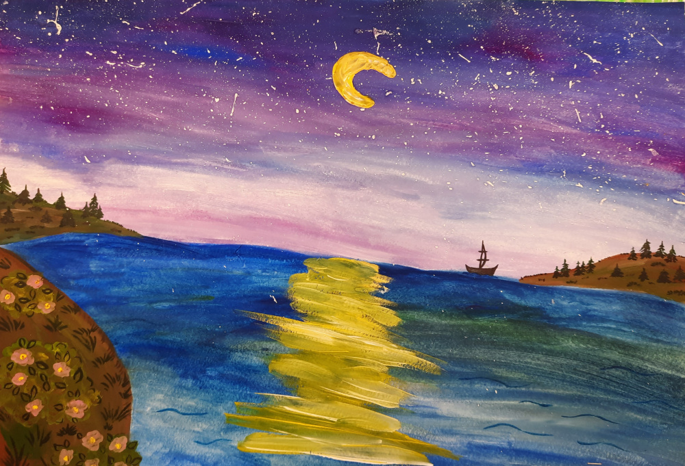 Ночное море