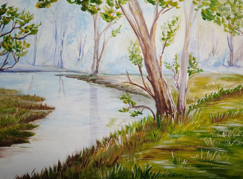 Весенняя река