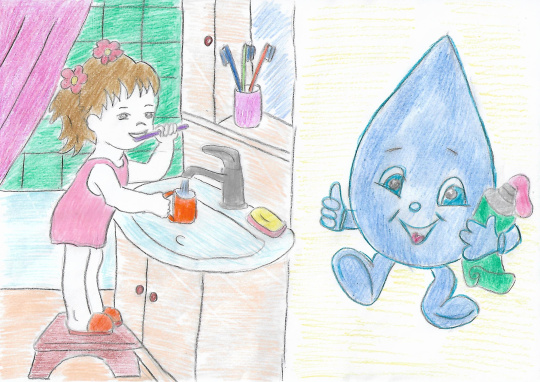 Капелька и я-заботливые друзья.