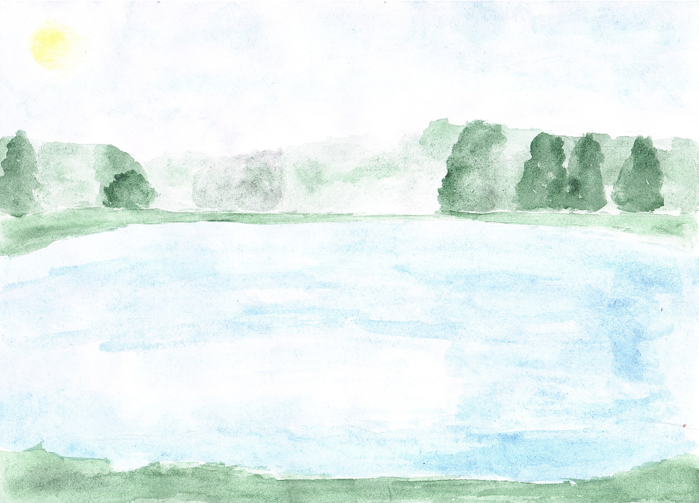 Летнее озеро 