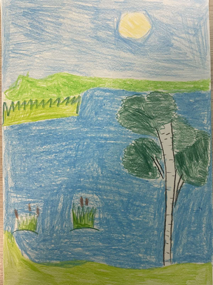 На берегу озера